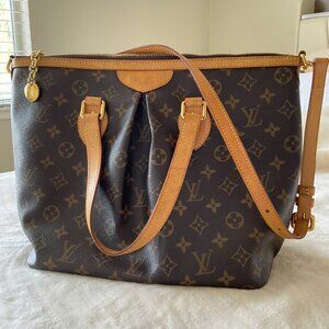 Louis Vuitton Palermo Pm Brown Canvas Tote Bag
